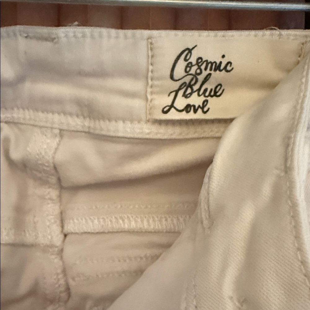 White Skinny Ankle Jeans - Picture 2 of 3